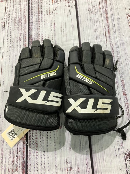 Gray STX Stallion 200 Lacrosse Gloves (Used)