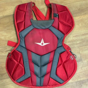 Red Adult All Star System 7 Catcher's Chest Protector (Used)