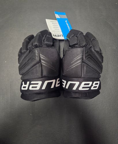 Brand New Black Junior Bauer X Gloves 11"