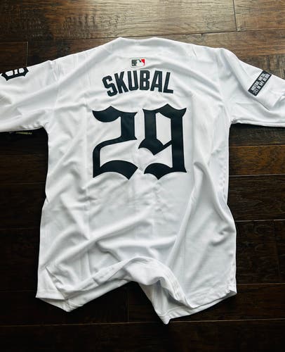 Detroit Tigers SKUBAL #29 Mens XL Motor Metal Jersey (New) 2026