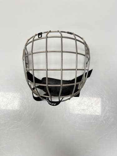 Used Bauer Hockey Wire Mask Grey SM 11860-S000304322