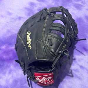 Black Rawlings Renegade RH First Base Baseball Glove 12.5" (Used)