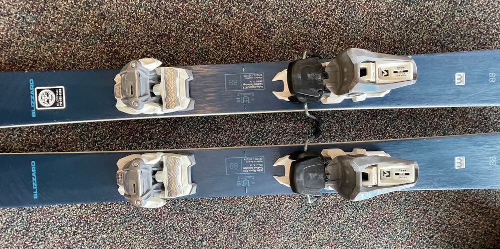 Blizzard Black Pearl 88 165cm with Adjustable Marker Squire 11 Bindings