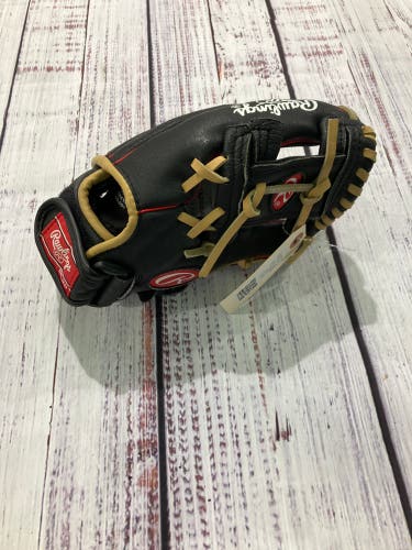 Black Rawlings Highlight Series RH Baseball Glove 10.5" (Used)