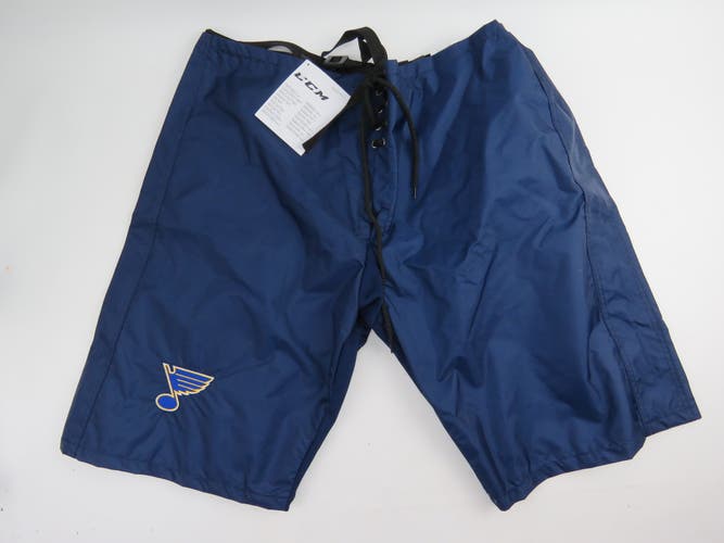CCM PP10 St. Louis Blues NHL Pro Stock Hockey Player Pant Shell XL +2