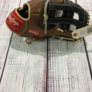 Brown Rawlings Premium Series RH Outfield Baseball Glove 12.75" (Used)