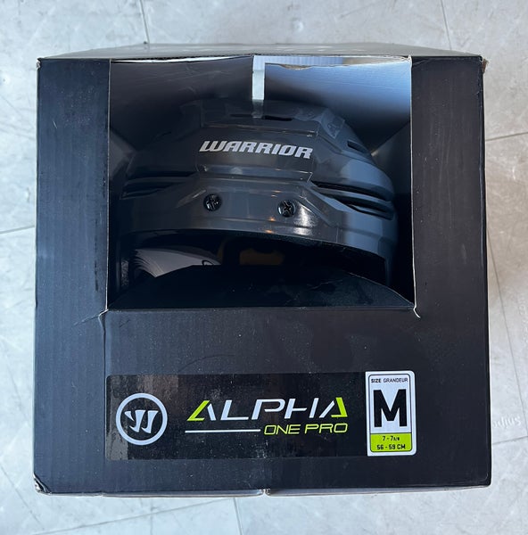 Medium Warrior Alpha One Pro Helmet Pro Stock (New) Vegas Gray