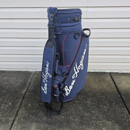 Ben Hogan Tour Staff Golf Bag USA American Flag Blue Red White 6 Way Divider