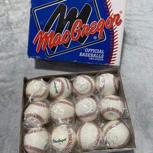 MacGregor Practice Baseballs 12 Pack (Used)