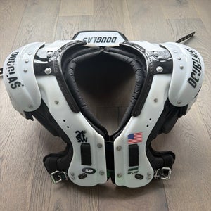 Medium Adult Douglas skill position Shoulder Pads with back plate(Used)