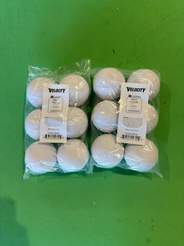New Velocity NOCSAE Certified Lacrosse Balls 12 Pack
