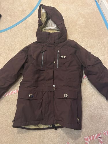 New Brown Women's Medium 686 Jacket