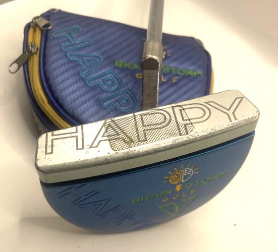 Brainstorm Golf Happy V1 35" Putter  Eye-Align Adjustable Putter w/HC
