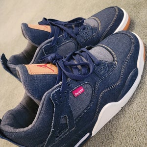 Levi's x Air Jordan 4 Retro 'Denim' Size M 10.0 (W 11.0) Air Jordan Shoes (Used)