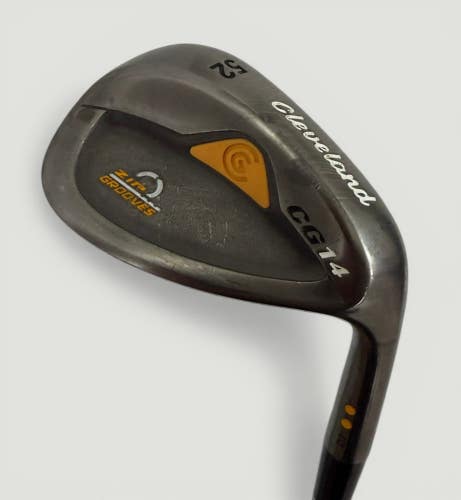Cleveland CG14 52 Gap Wedge Zip Grooves Steel Wedge Flex Shaft 35.5"