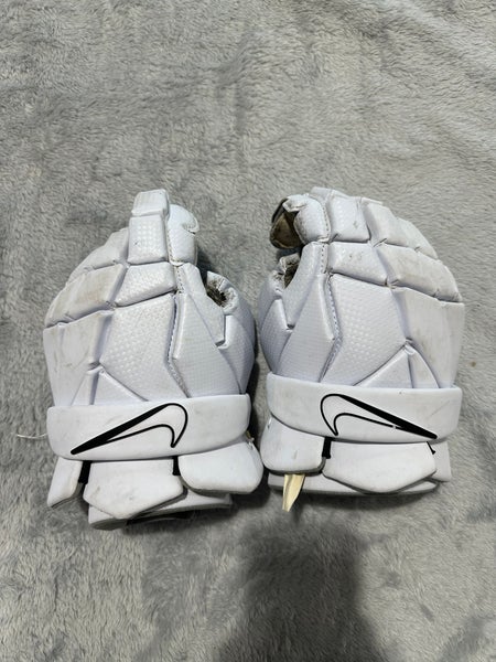White Nike Vapor select Lacrosse Gloves (Used)