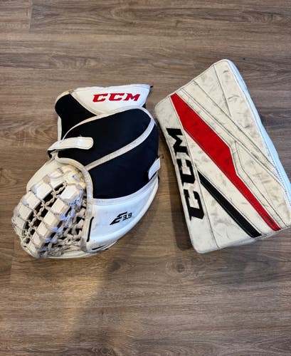 CCM E3.9 Senior Goalie Blocker & Trapper set