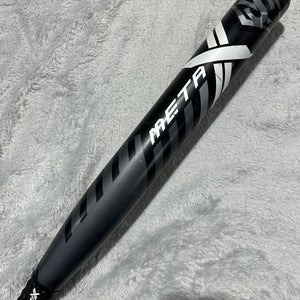 Black 2022 Louisville Slugger Meta Composite Bat (-10) Composite 23 oz 33" (Used)