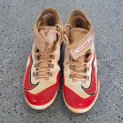 Red Men's Size M 11.0 (W 12.0) Nike High Top (Used)