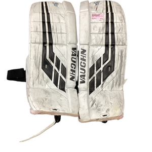 Used Vaughn VELOCITY VE 8 YT Goalie Leg Pads Youth White 26" 11613-S000176908