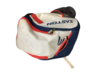 Used Easton BACK PACK BB/SB Player Carry Bag White 11613-S000176862