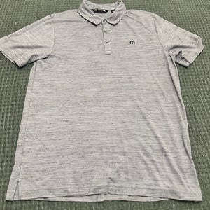 Travis Mathew Purple/gray polo, large
