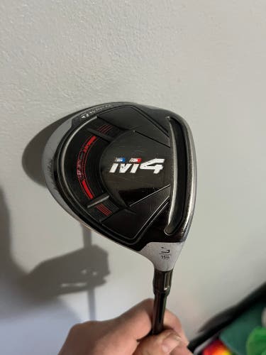 Men's TaylorMade M4 Right Handed Fairway Wood Stiff Flex 3 Wood (Used)