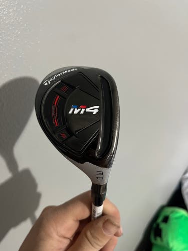Men's 2018 TaylorMade M4 Right Handed Hybrid Regular Flex 3H (Used)