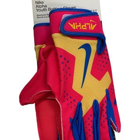 Used Nike BB/SB Batting Gloves Red Youth 11859-S000028368