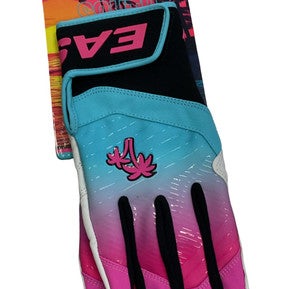 Used Easton BB/SB Batting Gloves White LG 11859-S000028367