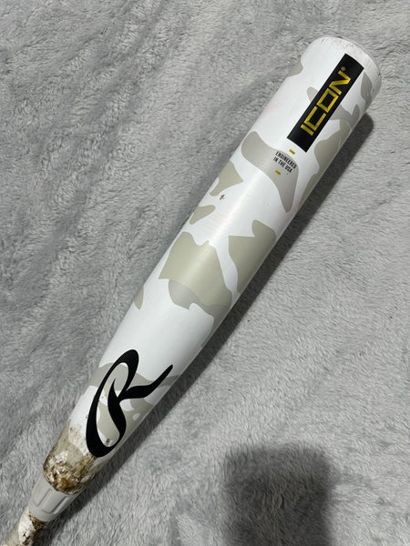 2025 Rawlings Icon Composite Bat USSSA Certified (-8) Composite 22 oz 30" (Used)