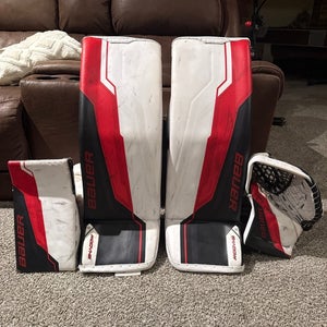 Senior All Black Right Handed Hockey Stick 35 Flex (New)