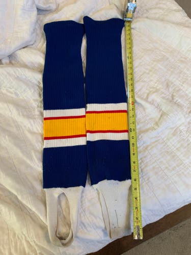 St Louis Blues old school knit socks