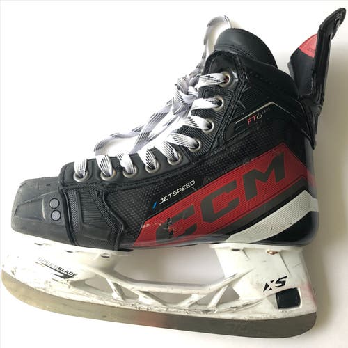 Black 2023 CCM JetSpeed FT6 Pro Hockey Skates Regular Width Size 3 (Used)