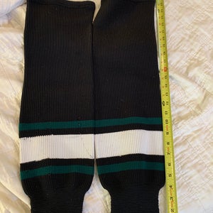 Dallas Stars colors, late 90s knit socks