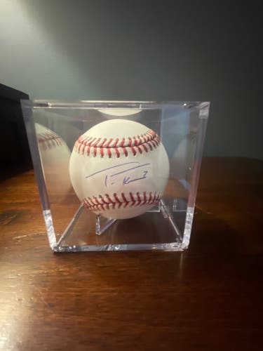 Trea Turner autographed baseball - MLB Authenticated