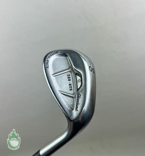 Right Handed Cleveland 588 RTX Rotex Face Wedge 50*-10 Wedge Flex Graphite Golf