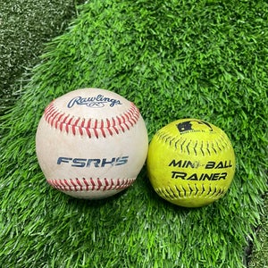 10 Franklin Mini-Ball training aid baseballs