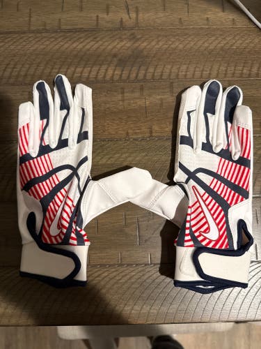 Youth Large Nike Hyperdiamond Batting Gloves (New)