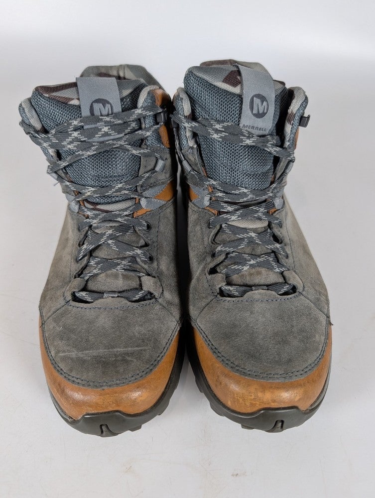 Merrell Fraxion Mid Hiking Boots Mens Size 8 Brown Sugar 