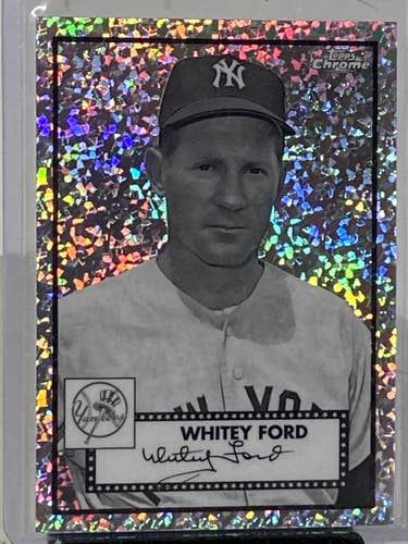 Whitey Ford New York Yankees 2011 Topps Chrome Refractor #638