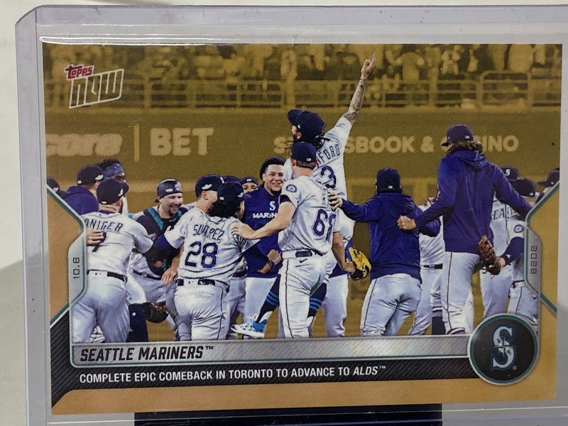 Seattle Mariners 2022 Topps Now ALDS Comeback Team Card P58-02