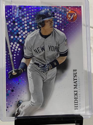Hideki Matsui Yankees 2022 Topps Pristine Purple Refractor #/99 #238