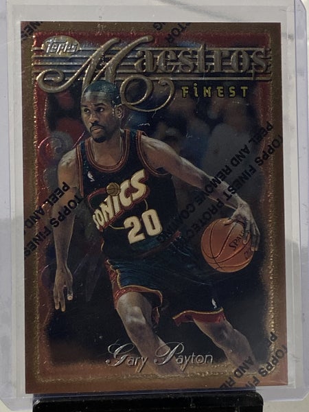 Gary Payton Seattle SuperSonics 1996 Maestro Topps Finest #25