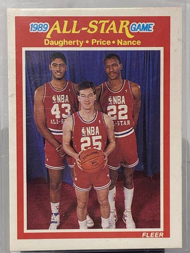 Daugherty Price Nance Cavaliers 1989 Fleer All-Star Game #166