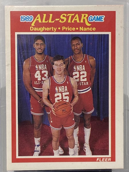 Daugherty Price Nance Cavaliers 1989 Fleer All-Star Game #166