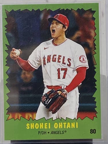 Shohei Ohtani Angels 2023 Topps TBT Incredible Hulk #80