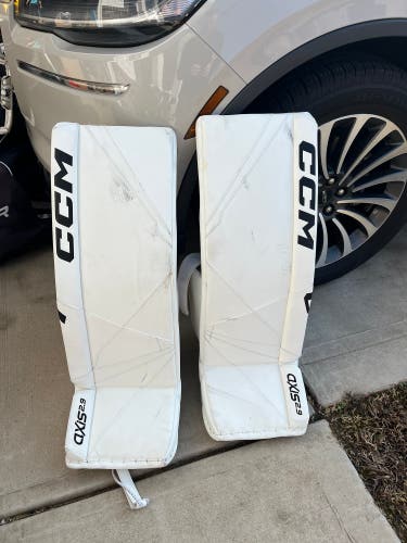 33" CCM Axis A2.9 Goalie Leg Pads Pro Stock (Used)