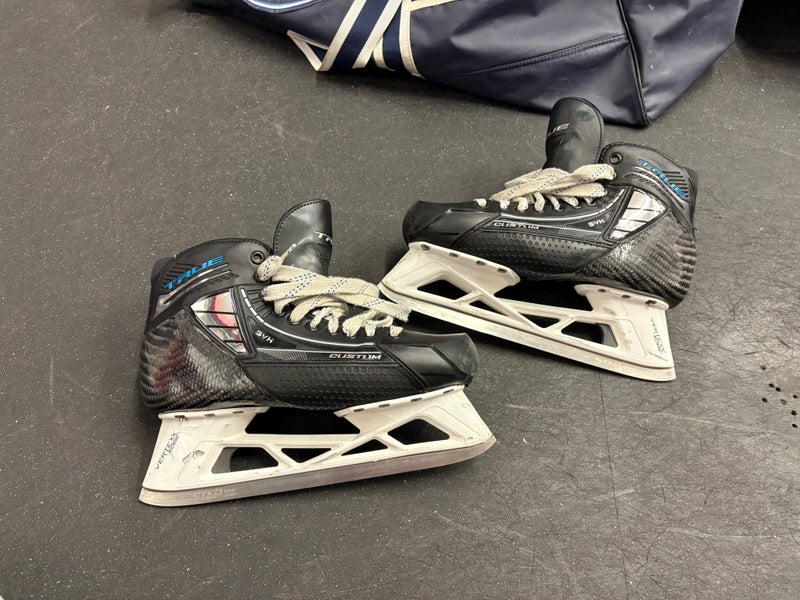 True TF Custom Pro Hockey Goalie Skates Regular Width 10 plus Bauer pulse ti steel (Used)