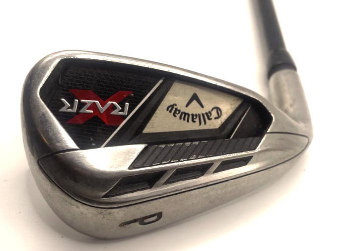 Left Handed Callaway RAZR X 7 PW Pitching Wedge 75 gram Regular Graphite Shaft